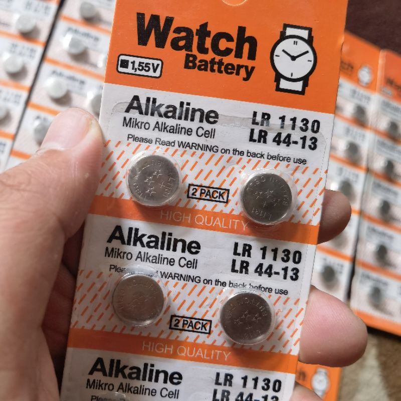Baterai LR 1130 LR1130 LR 44-13 AG10 GP389 SR54 Kalkulator Jam Tangan Pria Wanita