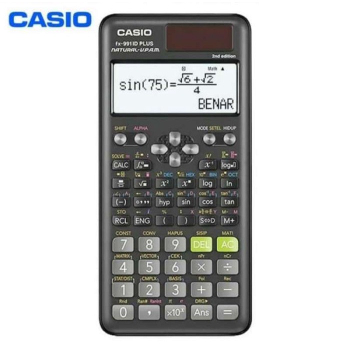 

Calculate Casio Fx-991 Id Plus - Kalkulator Ilmiah / Scientifik / Sekolah
