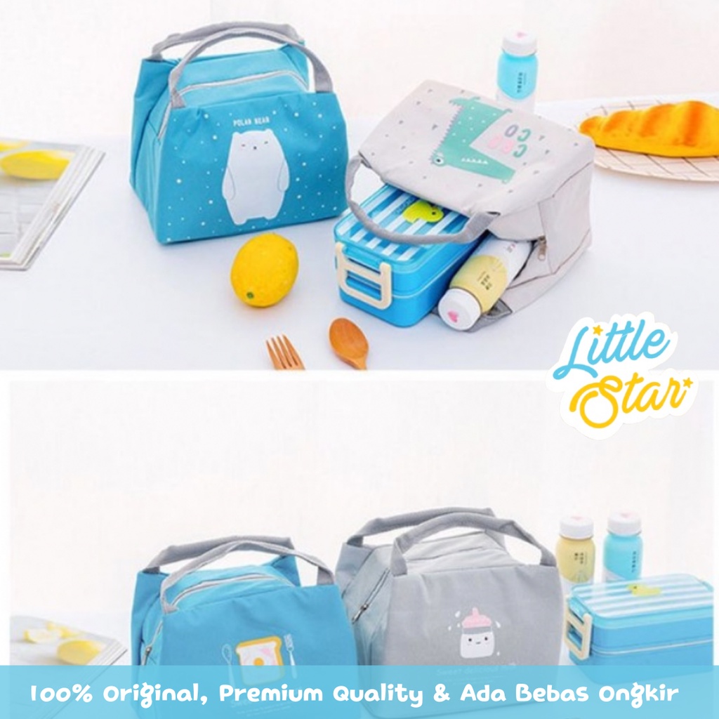 Tas Bekal Korea Anak Little Star Motif Karakter