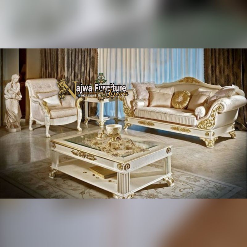 SET SOFA TAMU UKIR MEWAH SET SOFA MEWAH CLASIC MODERN