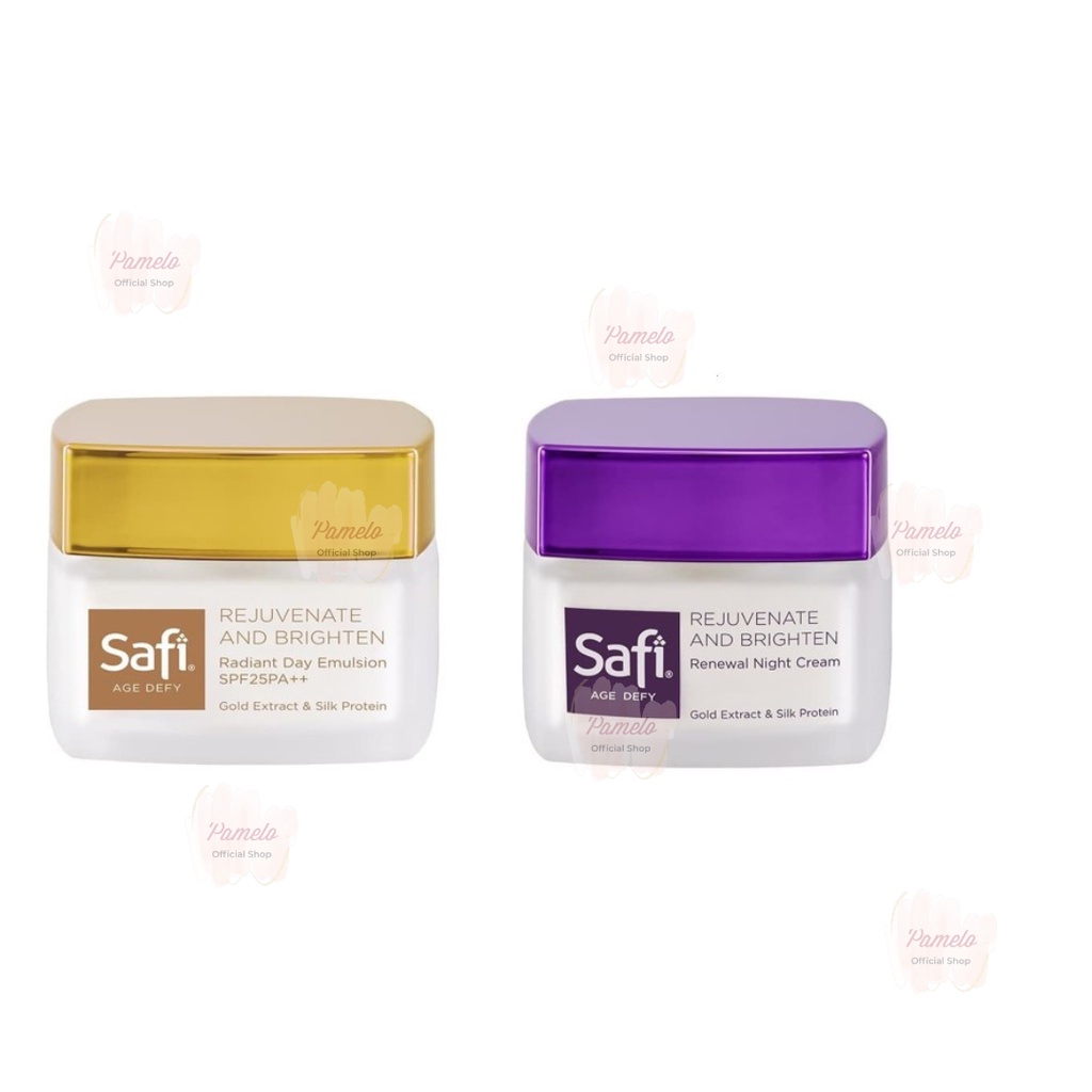 ❤️ Pamelo ❤️ Safi Age Defy Radiant Day Emulsion SPF25 PA++ | Safi Age Defy Renewal Night Cream25-40g