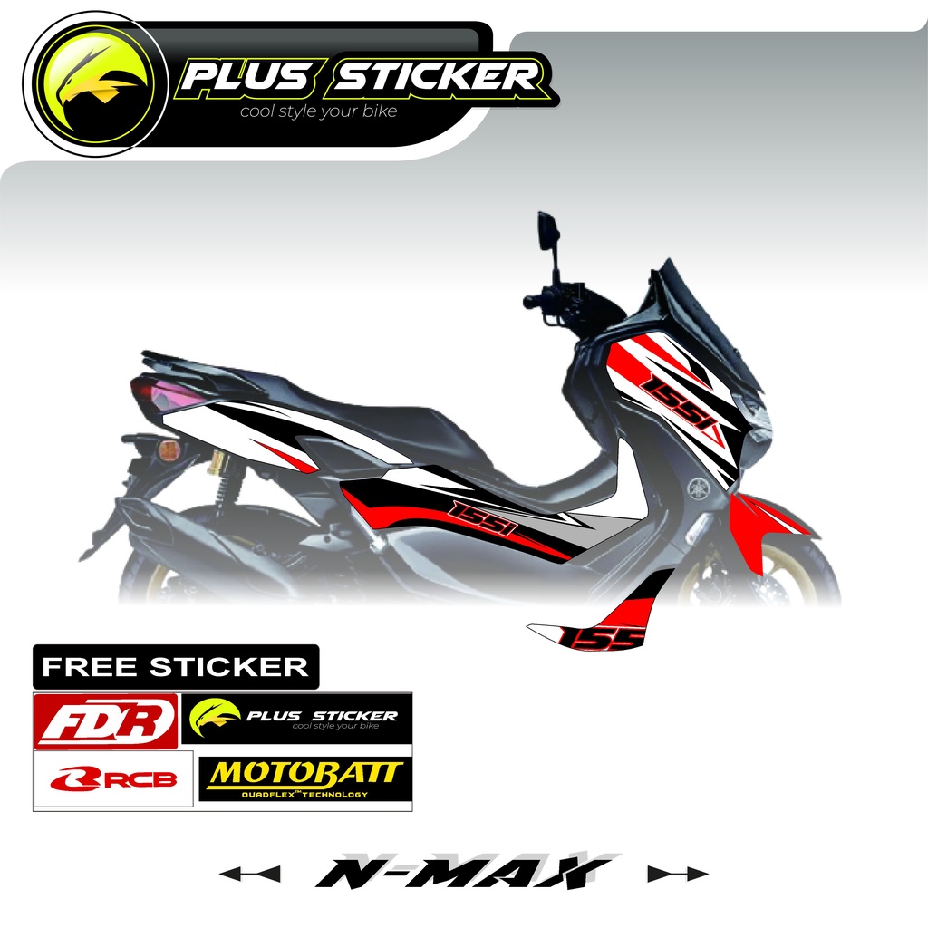 Striping Nmax 2022 Variasi - Stiker Sticker Striping Variasi Lis Yamaha Nmax 2022
