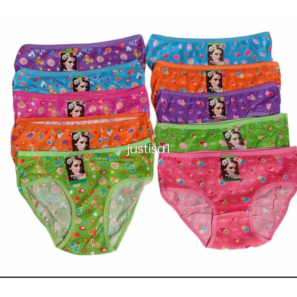 HO..6 PCS CELANA DALAM ANAK REMAJA ABG IMPORT CD REMAJA WANITA