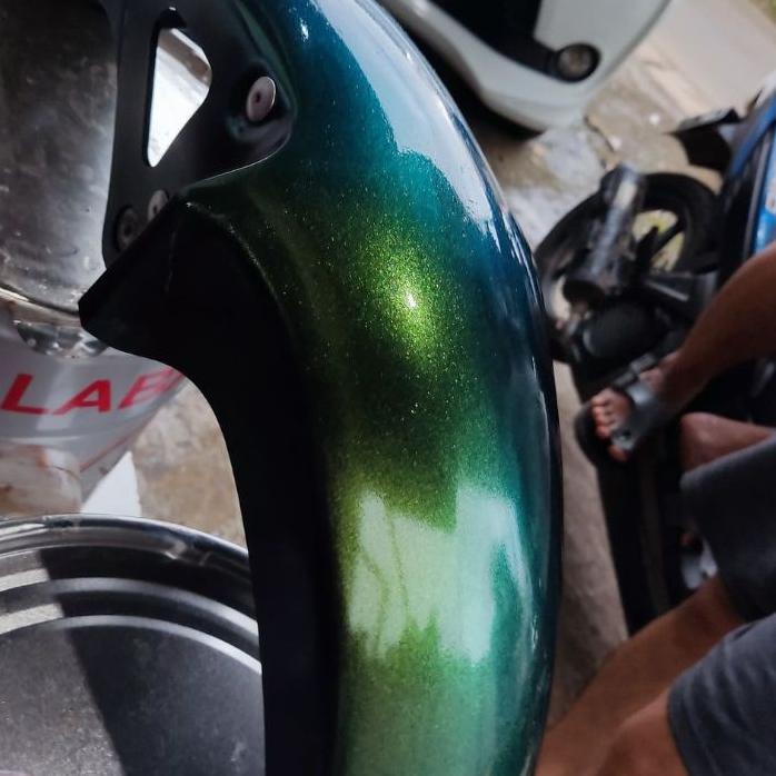 Blue Green Gold 250ml cat bunglon 3 warna