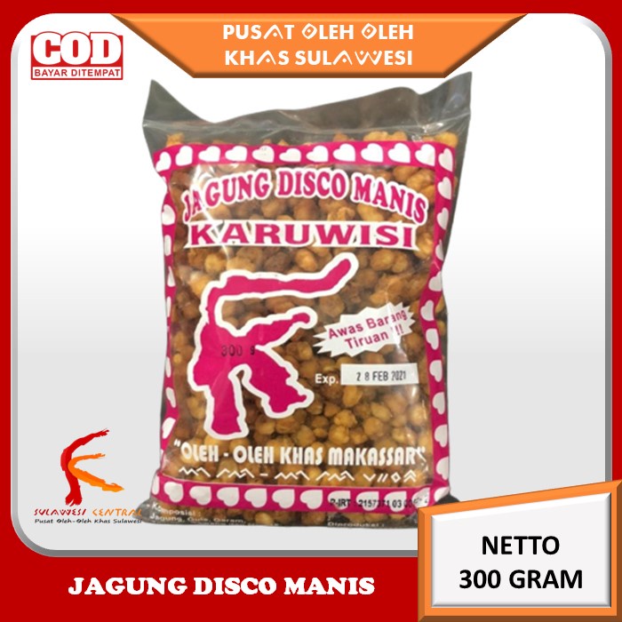 

Jagung Disco Manis KARUWISI khas sulawesi 300 gr