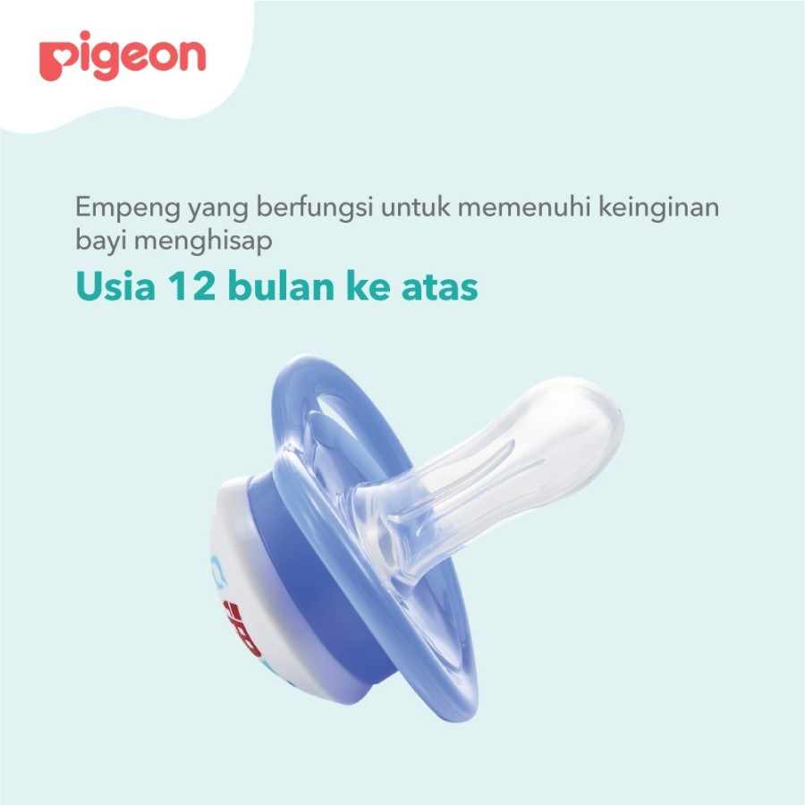 Pigeon Mini Light Pacifier L 12+ Month Empeng Silicone Step 3 Usia 12+ Bulan