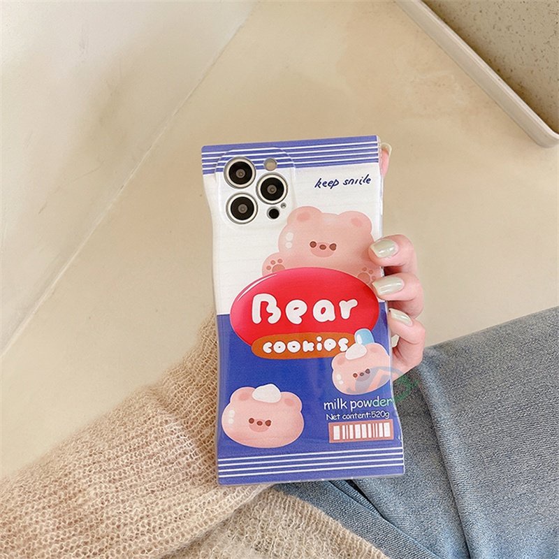 Soft Case TPU Motif Beruang Untuk Redmi Note 11S 11 Pro 10C 10A 9C 9T 9A 10 5G 10S 9 8 Poco X3 Pro NFC