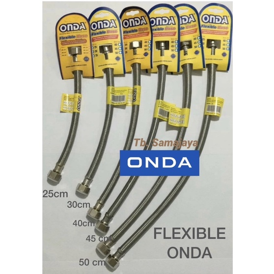 Selang Flexible ONDA 25cm , flexible hose 25 cm. Japan quality