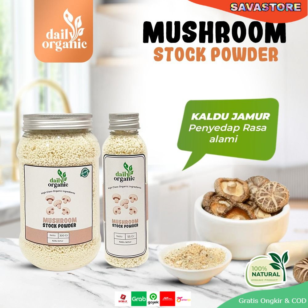 Kaldu Jamur Bubuk Mushroom Stock Powder Daily Organic