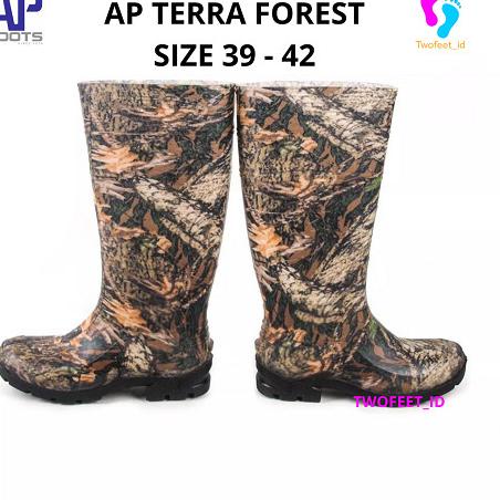 SEPATU BOOTS TACTICAL BERBURU AP TERRA FOREST - SEPATU KARET AP FOREST - 41