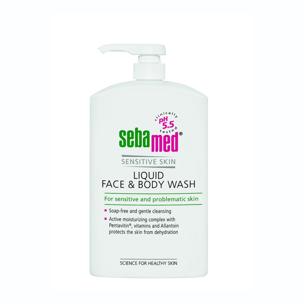 SEBAMED LIQUID FACE AND BODY WASH 1000ML