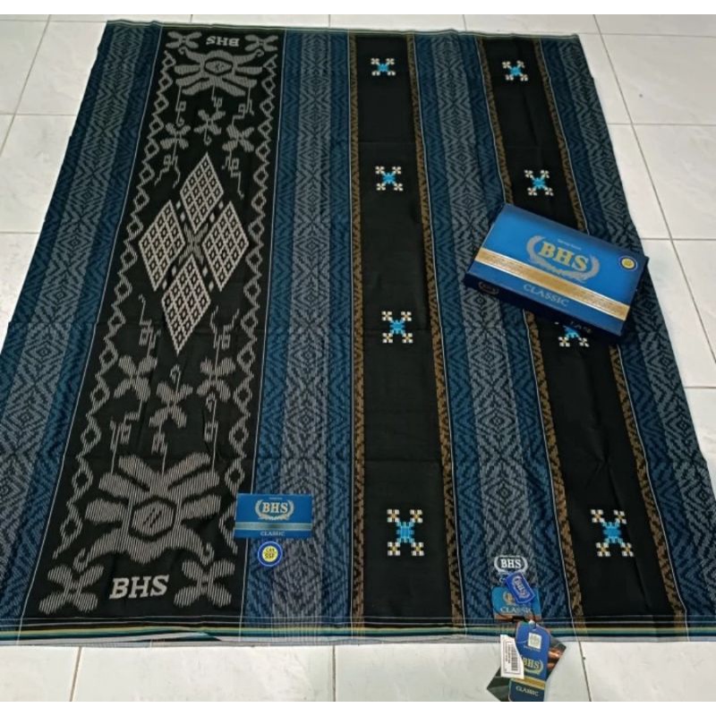 Sarung BHS CLASSIC SKT DAM SONGKET HITAM TERBARU  ORIGINAL DIJAMIN BERKWALITAS BUKAN  alima lamiri N