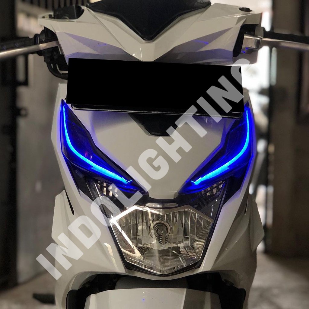 LAMPU ALIS NON BINTIK KANAN KIRI SIAP PAKAI LAMPU ALIS DRL BEAT FI LAMPU SENJA SINGLE WARNA (SEPASAN