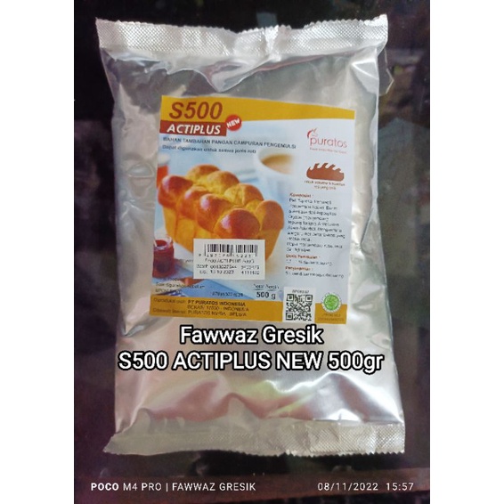 

Puratos S500 ACTIPLUS 500 gr / S500 Acti Plus Puratos 500gr Bread Improver Pengembang Pelembut Roti Donat