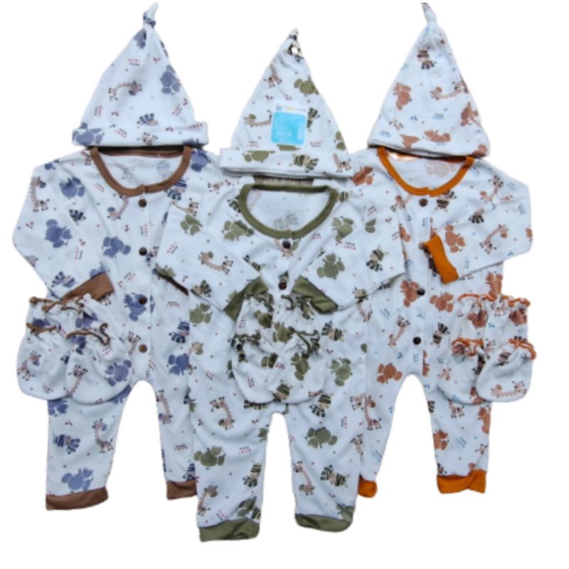 Jumper sleepsuit baju kodok overall   3pcs dan jumper baby cute promo 8.8