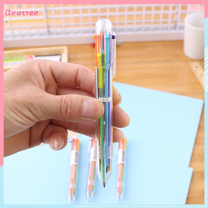 

[Readystock❤️COD]Pulpen Warna Pen Colour 6 Warna Warni- BS