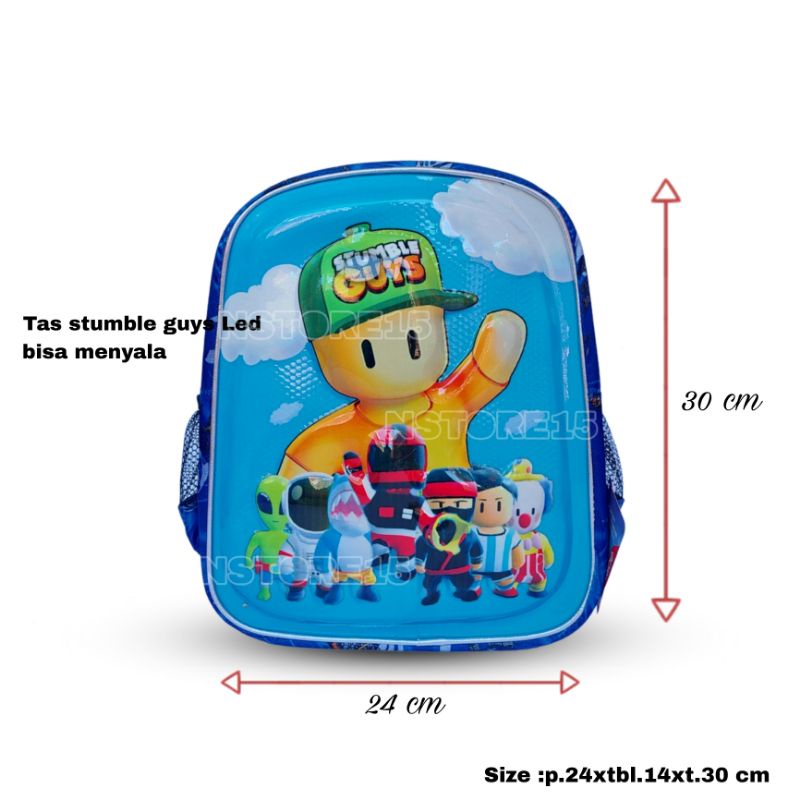 Tas sekolah anak laki laki karakter STUMBLE GUYS tas ransel anak terbaru