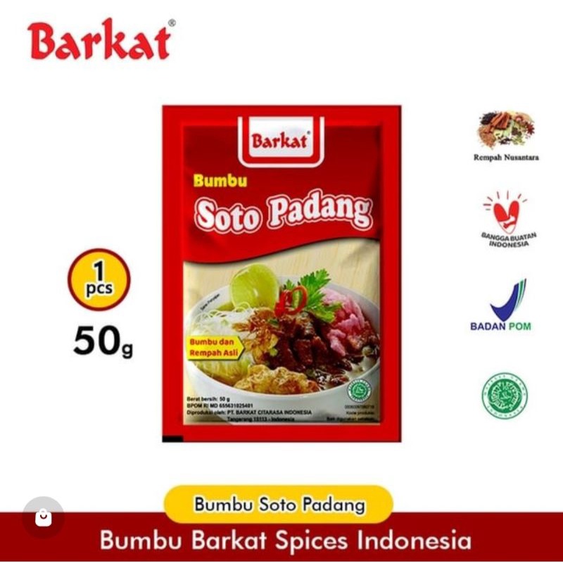 

Barkat - Soto Padang 50 gr