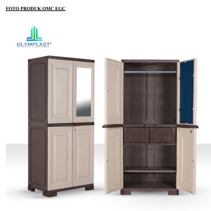 Lemari Pakaian Plastik OMC Olymplast OMC EGC CB