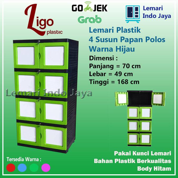 

Lemari Plastik 4 Susun Pintu Putih (Merah, Hijau, Biru, dan Pink) stock ready