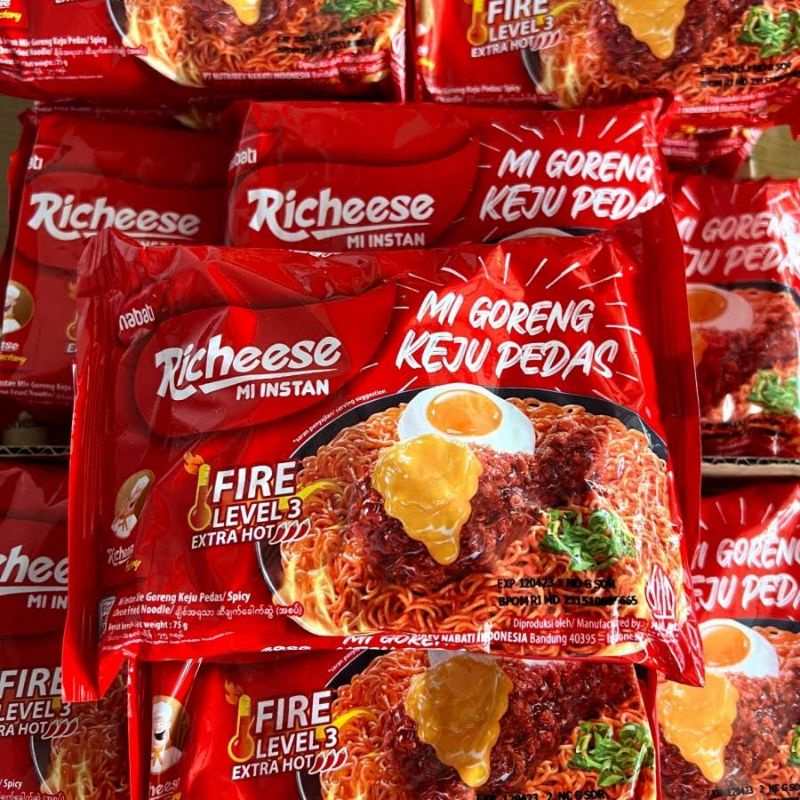 

RICHEESE Mie Goreng Keju Pedas Level 3 Hot