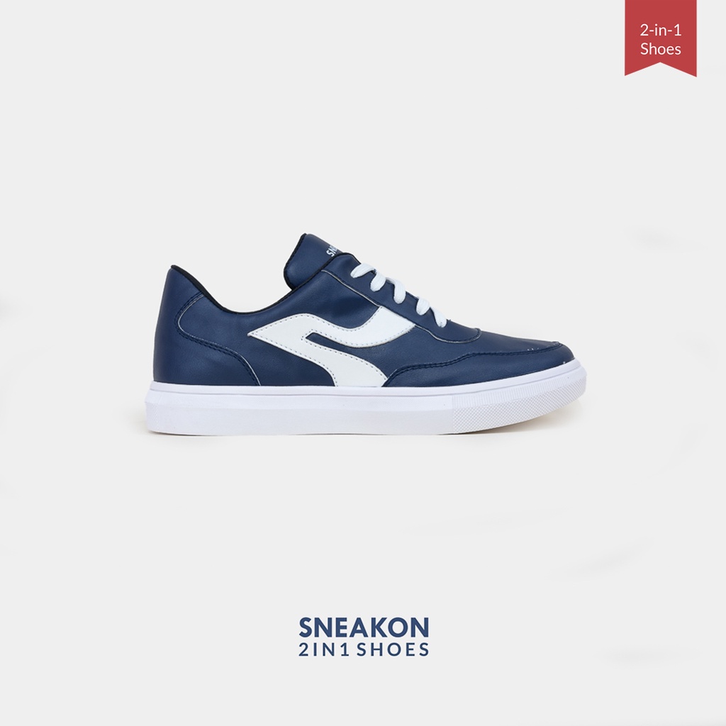 Sepatu Sneakers Wanita Sneakon Signature Women Navy