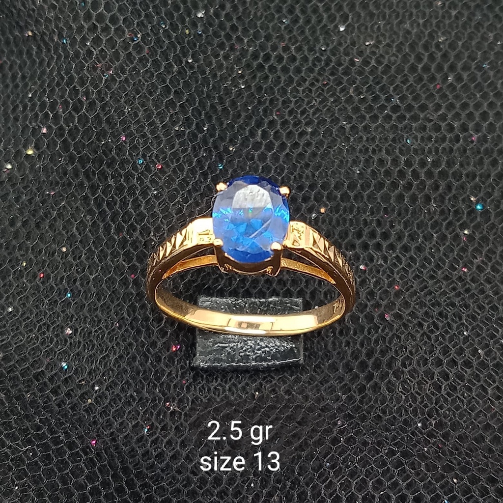 Cincin emas 17K - 2.5 gr kadar 750 - 3868