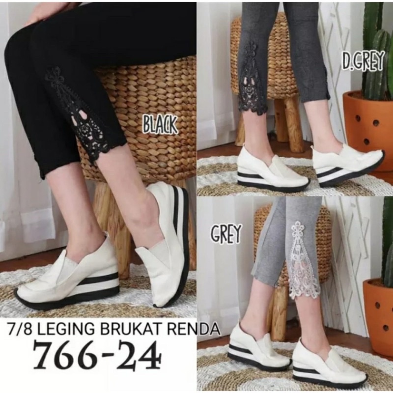 LEGGING RENDA IMPORT 7/8 BORDIR Premium