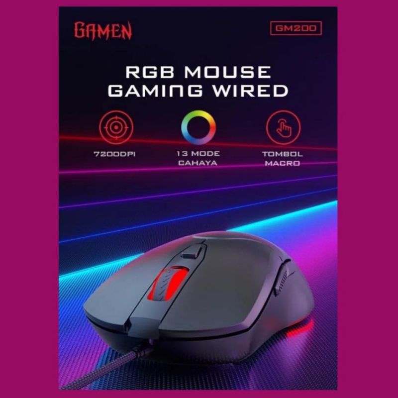 MOUSE GAMING GAMEN GM200