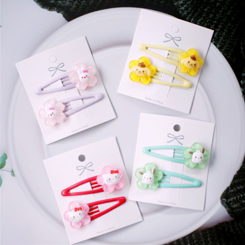 (CottonRabbit) JH0016 Jepit Tiktok Tiptop Kliptop Sanrio