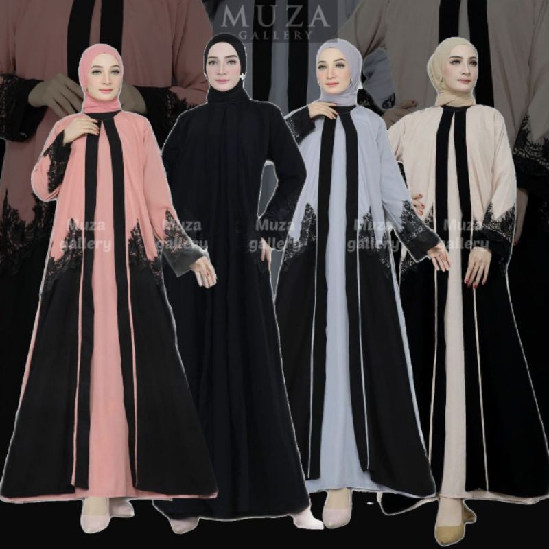 MUZA ABAYA TURKEY HAWA 08 (4 VARIAN WARNA)