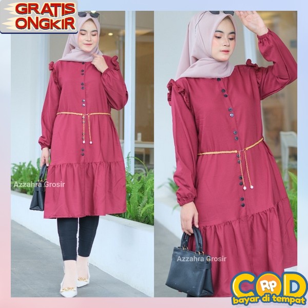 Buju Tunix Estetik Bsju Tnik Elegan Dan Mewah Baju Tunik Cewek Cantik Bju Thunik Kuliah Perguruan Ti
