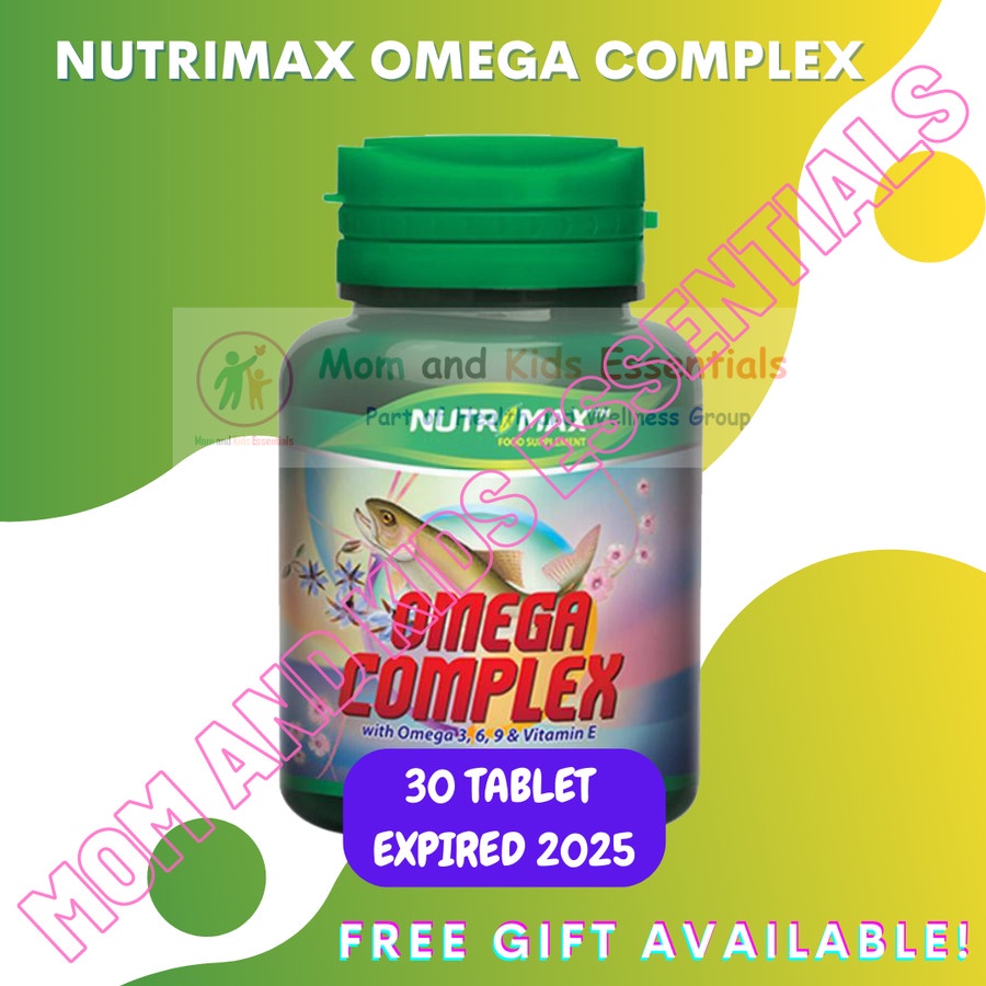 Jual NUTRIMAX OMEGA COMPLEX 30 TABLET VITAMIN KESEHATAN TUBUH OMEGA 3
