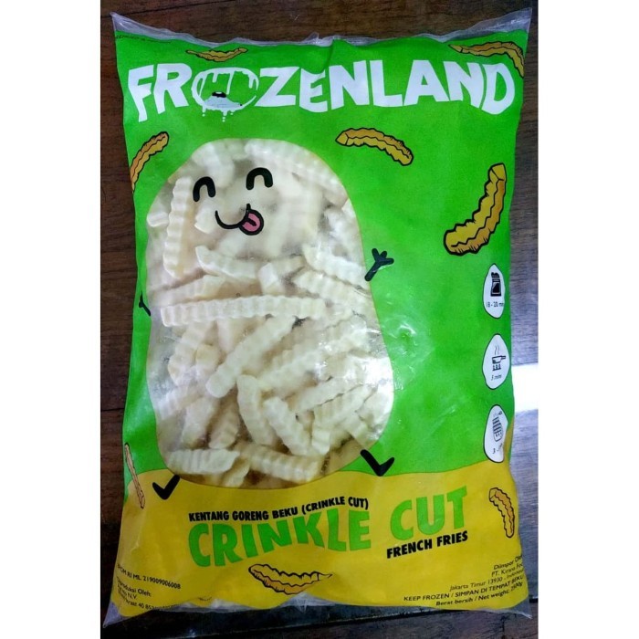 

KENTANG CRINKLE CUT FROZENLAND FRENCH FRIES