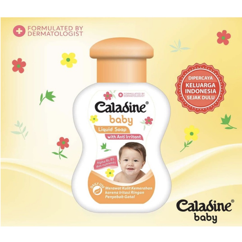 Sabun Cair CALADINE Baby LIQUID SOAP 110 ml  Sabun Mandi Bayi