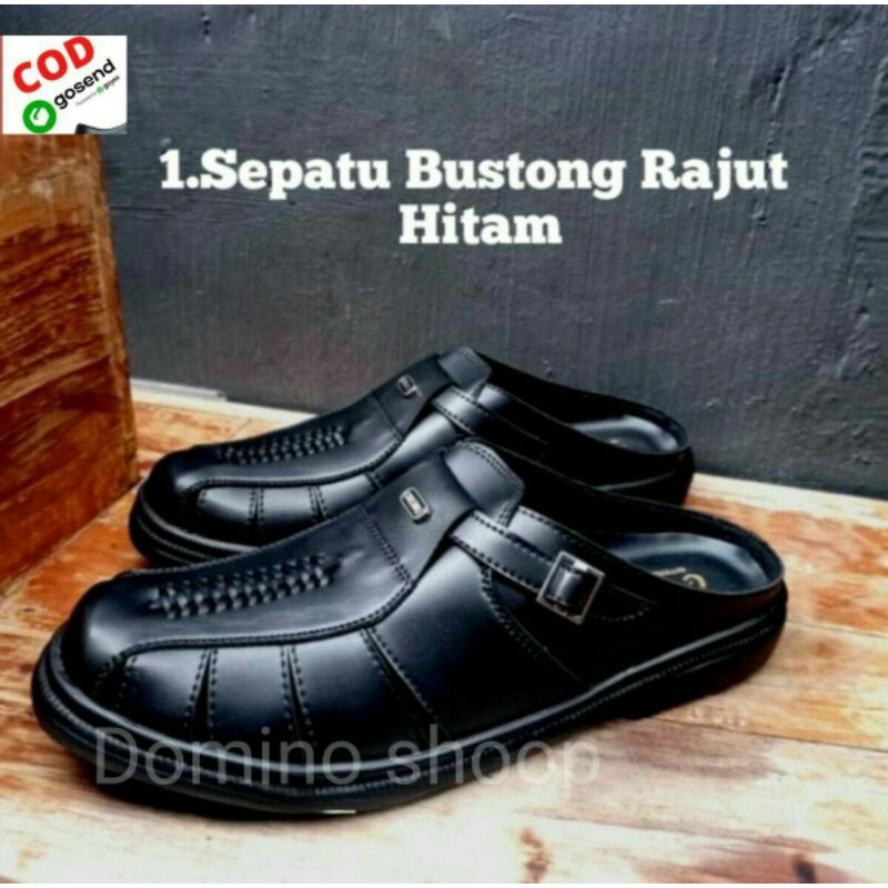 sepatu sandal pria sepatu slip on pria sandal pria bahan kulit sentetis