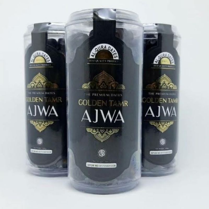 

Kurma Ajwa Madinah 500 gr asli 1000% Madinah