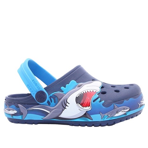 Crocs Fun Lab Shark Band Clog Original Sandal Anak Cowok Kids Laki laki / Crocs / Croc / Crocs Kids