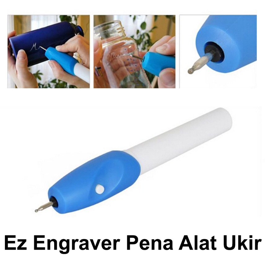 EZ Engraver / Alat ukir portable pena grafir besi, kaca, plastik, kayu