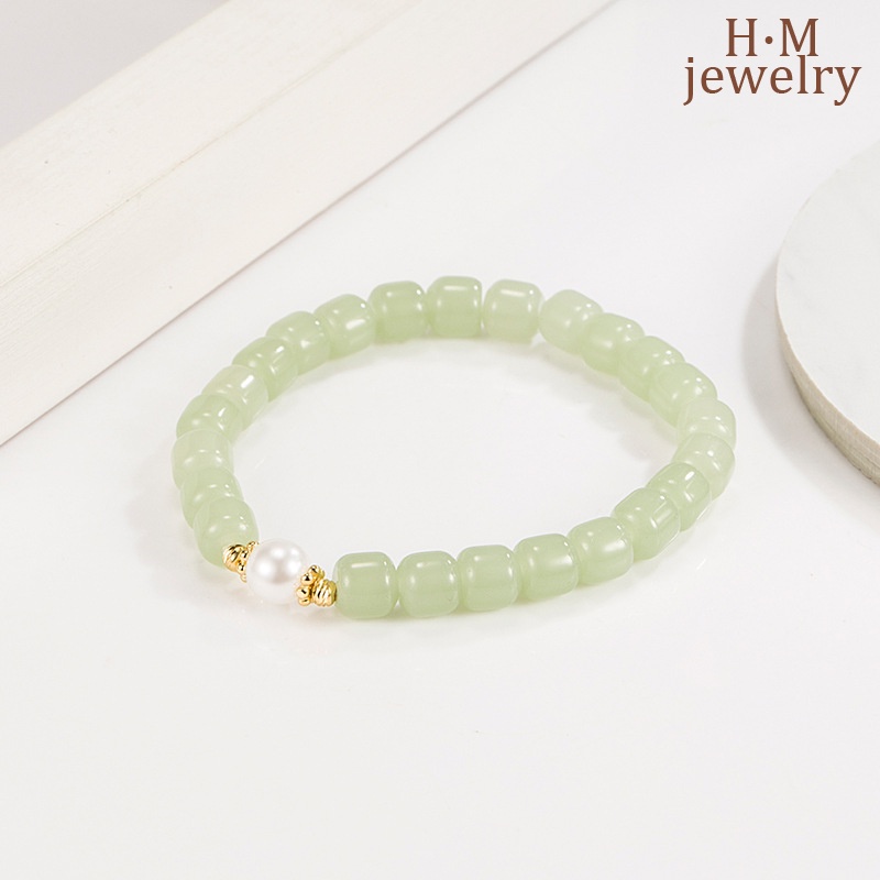 Gelang Mutiara Hetian Retro Mewah Untuk Wanita 2022