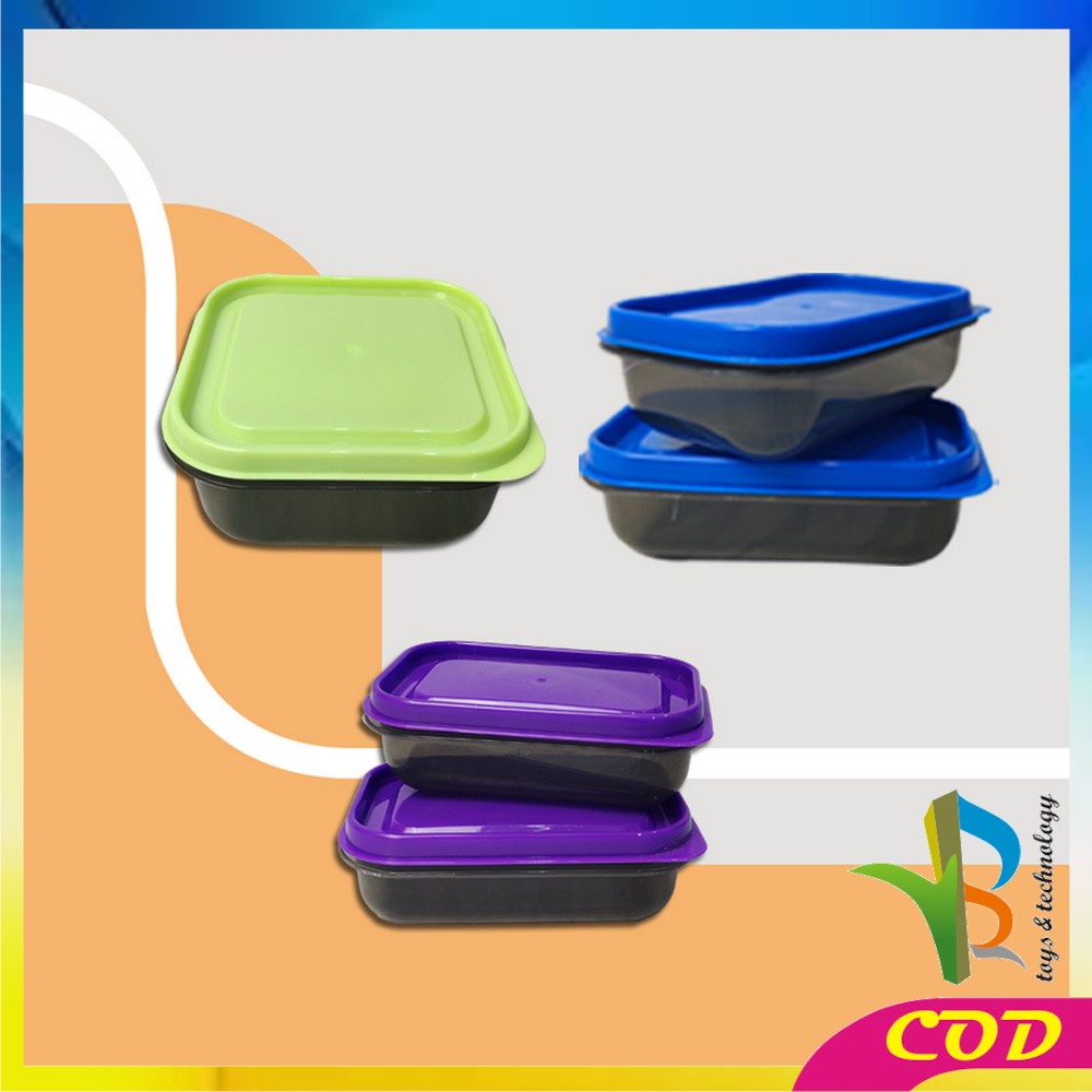 RB-C425 Toples Plastik Set isi 14pcs Smoke Sealware / Toples Kotak Snack Kontainer Makanan Food Storage Box BPA FREE