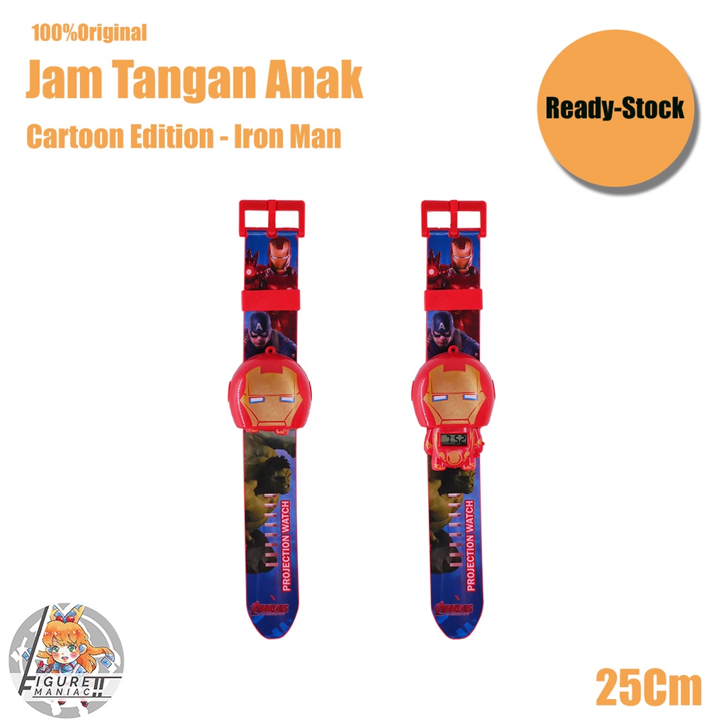 Jam Tangan Anak - Slide Up Edition Superhero &amp; Unicorn Edition Premium Import