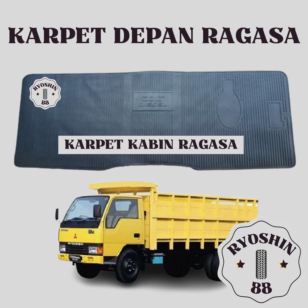 Karpet Kabin Ragasa Karpet Truk RAGASA Karpet Lantai Depan Ragasa Colt Diesel Mitsubishi Karet Hitam