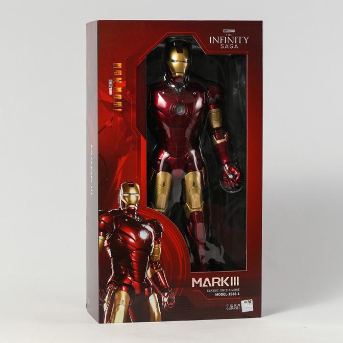 ZD Toys Ironman Mark 3 LED ironman MK III 1/5 ZDToys Iron man 14 Inch