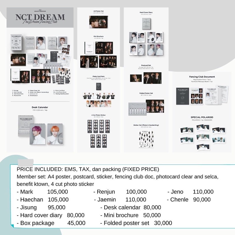 SEASON GREETING SHARING NCT DREAM 2023