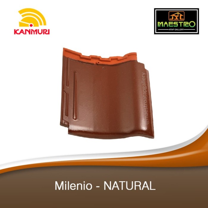 KANMURI Genteng Keramik Milenio Natural
