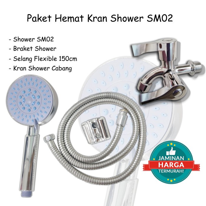 (Serba serbi)Kran Shower Kamar Mandi SM02 Termurah Paket Hemat