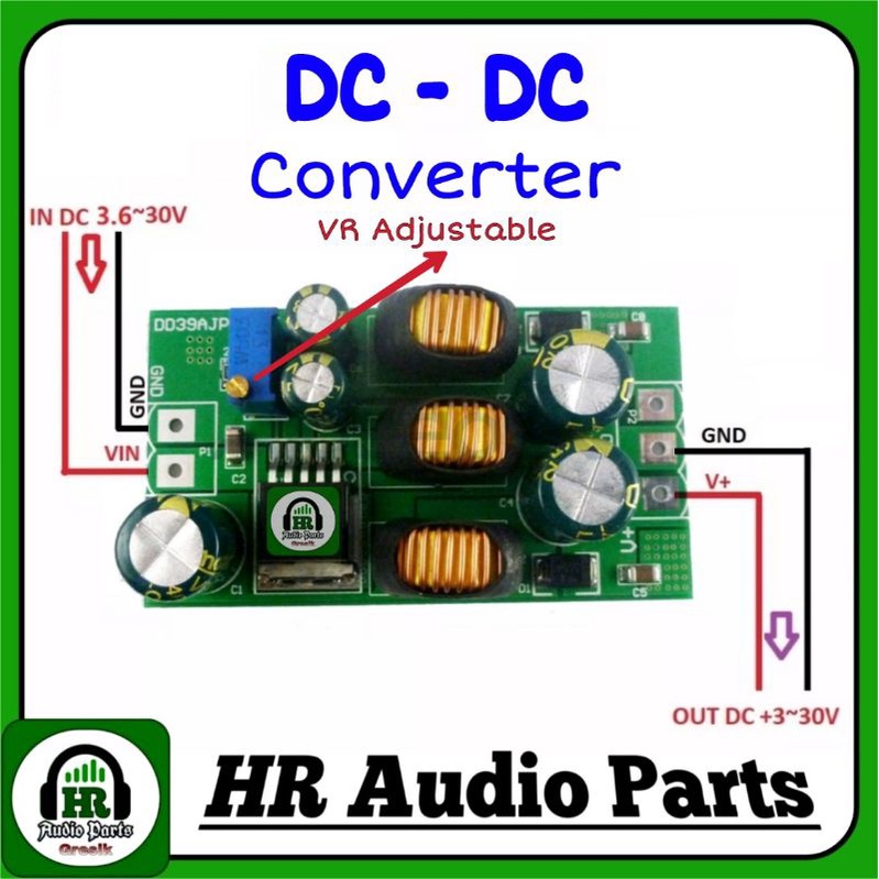 Modul Step Up DC to DC to CT 20W Adjust DC 3.6v~30v to DC/CT 3v~30v