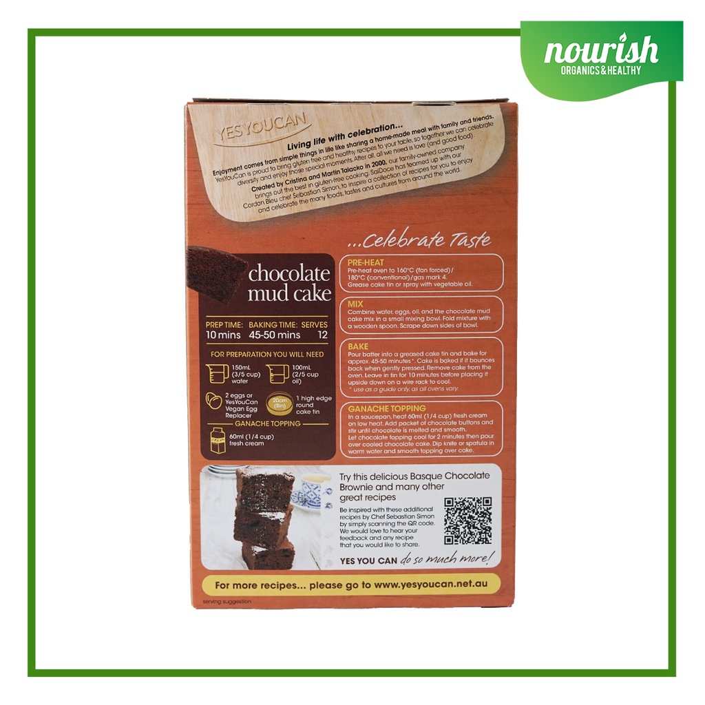 Yes You Can, Chocolate Mud Cake Mix 550g