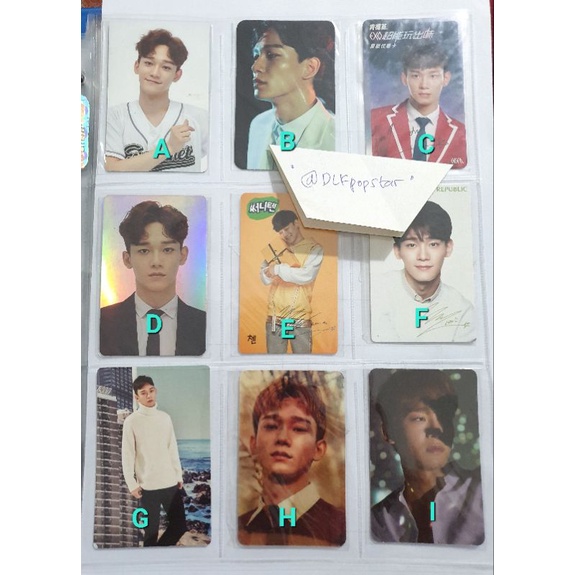 EXO CHEN PHOTOCARD NON ALBUM